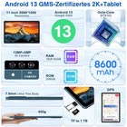 11 Inch Tablet Android 13 Tablets 16gb Ram 256gb Rom 1tb Expand 2025  2k Disp   