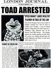 1949 Walt Disney The Adventures Of Ichabod   Mr  Toad Toad Arrested             