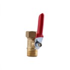 3pcs 1 8  Brass Ball Valve Shut Off Switch Male Female Npt Thread Pipe Fitting