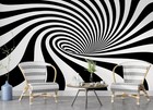 3d Abstract Black White Wall Murals Wallpaper Murals Wall Sticker