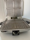 Sunbeam Radiant Control Waffle Baker Grill Model Cg-1 Chrome Clean Tested Works 