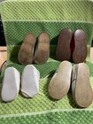Vintage 1950s - 60s High Top  Baby Shoe Lot Toddler Walking 3 Are Leather