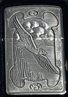 Zippo 1996 Barrett Smythe Eagle Over Mesa Wild West Lighter Sealed In Box K934