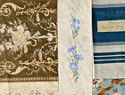 Lovely Collection Of Antique   Vintage French Fabrics