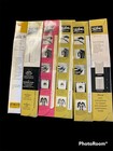 6 Lot Vintage Zippers Talon    Lilly Nylon Coil And Metal  Zipper