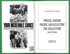 Procol Harum Pacific Gas Bill Graham Fillmore East 1969 Program