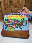 Interactive Usa Map 50 States Capitals Press Button Shows Capital Facts Birds