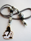 Cup Kitty Book Jewelry Bookmarker  18 Inches