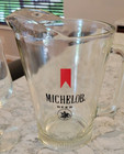 Michelob Pilsner Beer Glass Glasses 9 Oz With Picture Vintage Set Of 5 Barware