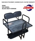 Rear Flip Seat Kit For Ezgo Golf Cart Rxv Model  black  With Grab Bar 2008-2015