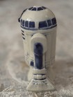 Vintage 1977 R2d2 Ceramic 8    Coin Bank W plug Star Wars 20th Century Fox