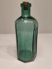 Antique W Rumford Chemical Works Aqua Glass Medicine Bottle Octagonal Apothecary