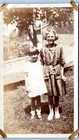Vintage Photo 1920s Pretty Young Girls Sisters Glasses Short Hair