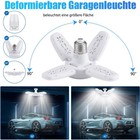 2 4 X Led Garage Light Bulb 28w Deformable Ceiling Fixture Lights Workshop Lamp