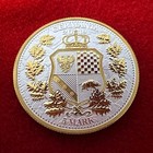 1 Troy Oz  9999 Silver 2019 Columbia And Germania 24k Selective Gilding By Sfs