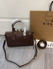 Rhyder Satchel Bag 24 Cfn70 Dark Chocolate Shoulder Bag