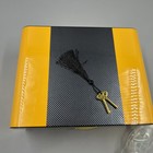 Savinelli Yellow Lacquered Humidor Made With Carbon Fiber