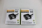 Lot Of 2 I Ogear Gcs42uw6 2-port Compact Usb Vga Kvm Switch W  Built-in Cables M