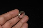 Genuine Ancient Solid Silver Roman Ring With Engraved Bezel Depicting A Face