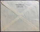 Palestine Mandate 1947 60m Rate Airmail Cover Tel Aviv-switzerland