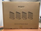 New Sony Bravia Theater Quad Bluetooth Home Speaker System 4 Count Speakers Gray