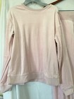 Banana Republic Women s Relaxed Fit Pink Velour Sweatshirt   Jogger Set U Pick