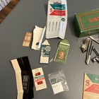 Vintage Singer Sewing Lot Assortment Machine Needles Bobbin Ripper Obo Sb