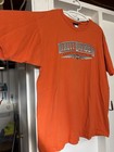 2007 Harley-davidson Classic Orange Logo Short Sleeve Tee 2xl Detroit Michigan