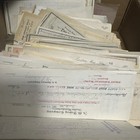               lot Of 1000 X Old Vintage Checks Random Pull 1900   s Only