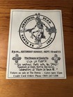 Vintage Grateful Dead Flyer 1983