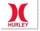 Hurley Die Cut Surf Sticker Decal 6 5  X 5 8  Surfboard  Skateboard  Snow