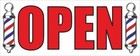 Open Barber Shop Advertising Banner Vinyl Mesh Sign Beauty Salon Spa Nail Hair