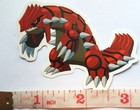 Groudon Legendary Pokemon - Pokemon Vinyl Sticker 