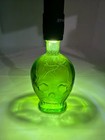 Vintage Wheaton New Jersey 1971 Skull Poison Reproduction Green Glass Bottle