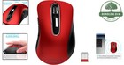 Red 2 4g Wireless Mouse - 1400 Dpi Optical Cordless Mouse With Usb Receiver