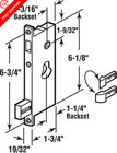 Prime-line K 5064 Security Screen Or Storm Door Mortise Lock  1 Pack  Chrome