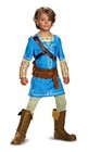Link Breath Of The Wild Deluxe Blue Large  10-12  Costume