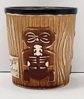 Vintage Harveys Lake Tahoe Tiki Mug Otagiri Brown Bucket Style