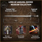 King Aragorn Handmade Custom Sword  King Elessar Replica  Elven Longsword