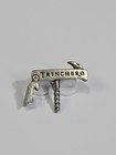 Trinchero Corkscrew Lapel Pin Jim Cliff Pewter Napa Valley Winery Souvenir