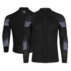 Ce Level 2 Armored Mesh Motorcycle Shirt For Men     Lightweight Large Grey black