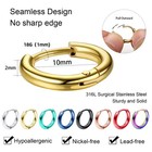 Jstyle 18g 20g Small Hoop Earrings For Men Women Huggie Hoops 8 Pairs   Hypoa   