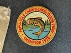 1976 Pepsi-cola Challenge Fishing Derby Patch  Award 4    Embroidered New 