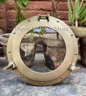 New Antique Brass Finish Port Hole Nautical Maritime Boat Ship Window Style Wall