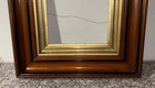 Antique  Eastlake Shadowbox Walnut Picture Frame   16 1 4   X 18 1 4 
