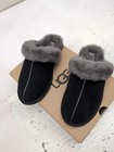 Ugg W Scuffette Ii Women s Sedue And Sheepskin Slippers Black dk Grey Size 8 Gl6