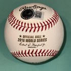 Tom Ricketts  cubs  Signed Official 2016 World Series Baseball Beckett  bas 