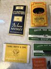 Antique Sewing Needle Lot 39 Sewing All England English War Pack Some Very Rare