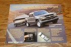 Original 2002 Chevrolet Silverado Quadrasteer Sales Sheet Brochure 02 Chevy
