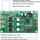 Briidea 3 Channel Traffic Light Controller Sequencer 85vac-265vac With Digital T